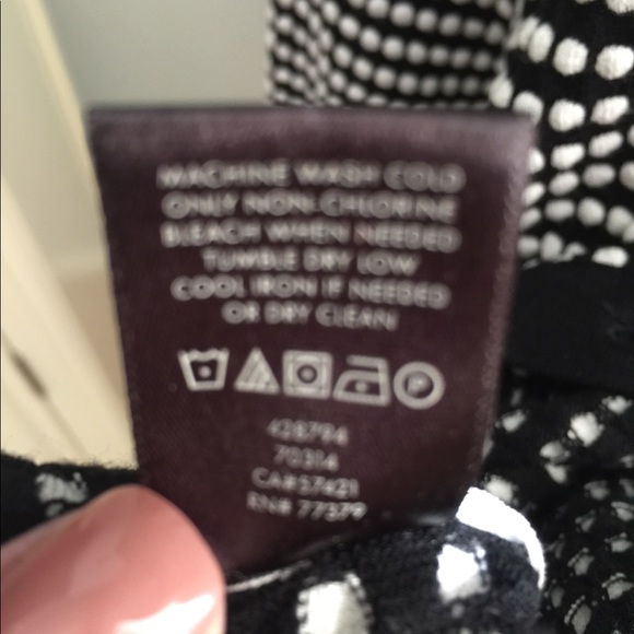 Black polka dot cardigan sweater fro Ann Taylor XL - Picture 3 of 4